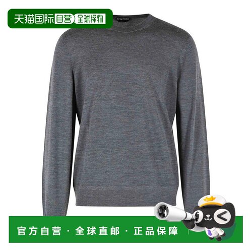 1h可退 香港直邮TOM FORD 男士针织衫 KCL077YMW103TAV AW2026 灰