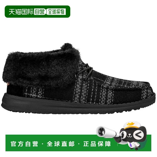 自营欧洲直邮Crocs卡骆驰 Wendy Fold Boot Plaid Cozy女士法兰绒
