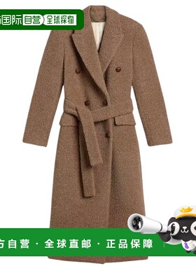 1h可退 香港直邮GOLDEN GOOSE 女士 GREIGE 双排扣大衣 GWP02319P