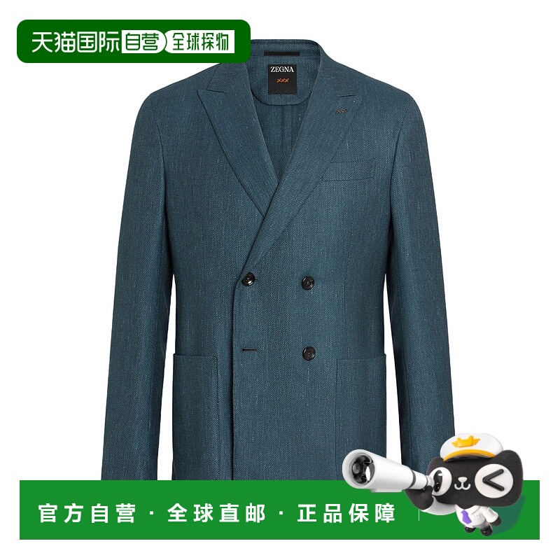 香港直邮Zegna 双排扣西装外套 959N70A9杰尼亚
