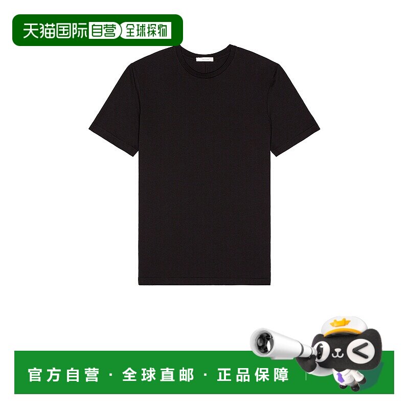 1h可退 香港直邮The Row 男士 Luke T恤 120K291 black黑色 舒适