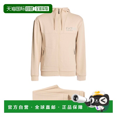 香港直邮Ea7 男士 Tracksuits 运动装 beige米色 舒适时尚
