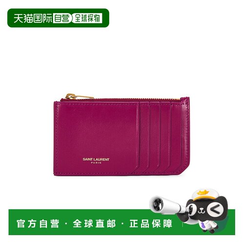 香港直邮Saint Laurent 圣罗兰 女士 Fragments 拉链式信用卡套 6