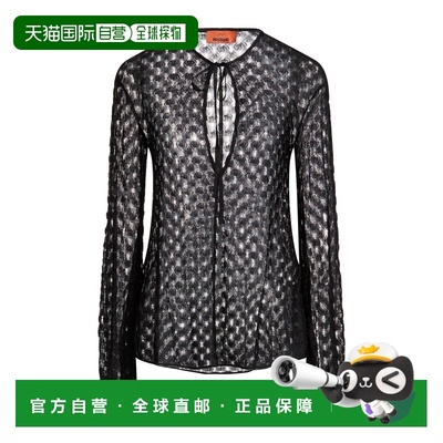 1h可退 香港直邮MISSONI 米索尼 女士 毛衣 black黑色 舒适时尚