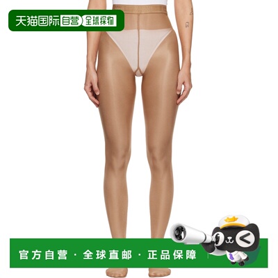 香港直邮Wolford 女士 黄褐色 Neon 40 连裤袜 14978