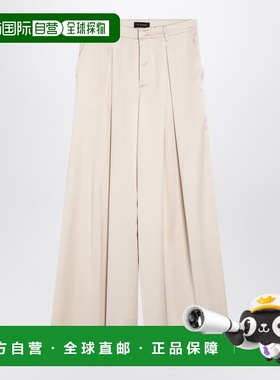 1h可退 香港直邮The Andamane 女士 米白色宽腿半身裙 T170443CTN