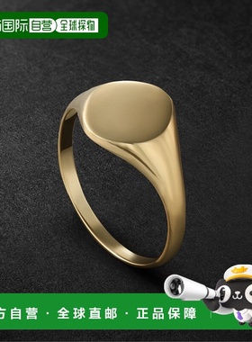 香港直邮Tom Ford 汤姆 福特 男士 Signet 金色戒指