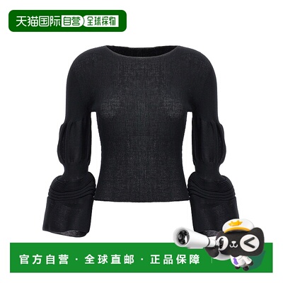 欧洲直邮issey miyake 女士 衬衫三宅一生上衣泡泡袖苎麻