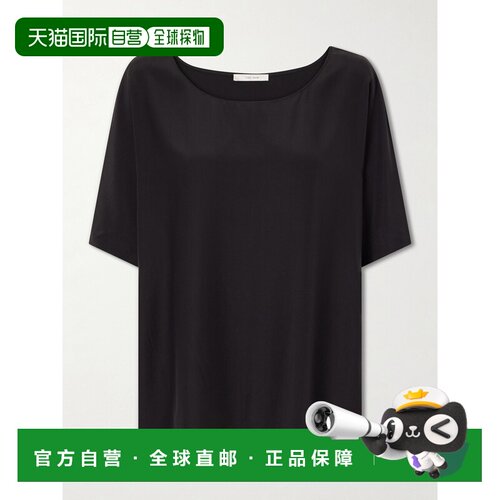 香港直邮The Row 女士 Basso 真丝衫 R000281W4642BLK