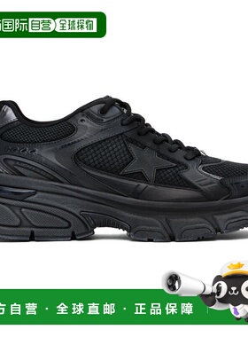 1h可退 香港直邮GOLDEN GOOSE 男士 黑色 Lightstar 运动鞋 GMF00