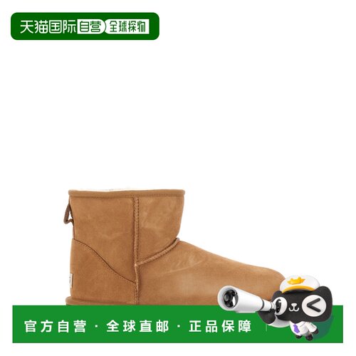 香港直邮Ugg 男士 'Classic Mini' on the Back 带Logo拼接皮草里