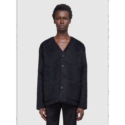 香港直邮Our Legacy 黑色纽扣开襟衫外套 M4206CBM男装