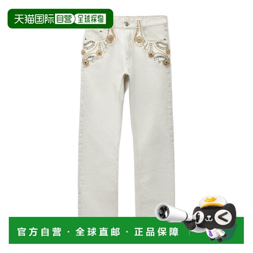 Versace 直筒牛仔裤 10259031A18651直筒裤 【付后1h可退】