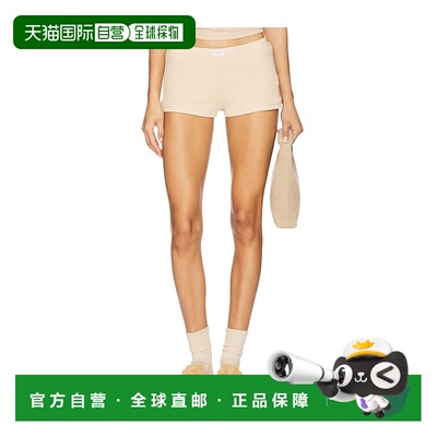 1h可退 香港直邮Alexander Wang 亚历山大 王 女士 华夫格短裤 8C