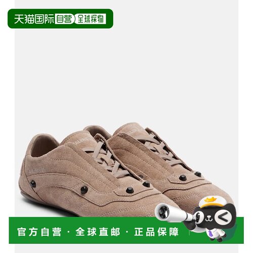 1h可退 香港直邮Balenciaga 巴黎世家 女士 City 绒面革运动鞋
