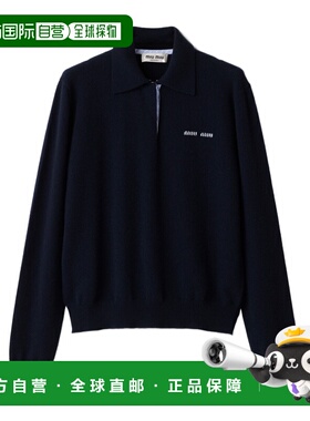 香港直邮Miu Miu 羊绒 Polo领针织衫 MMLA2015Z1SOOO长袖