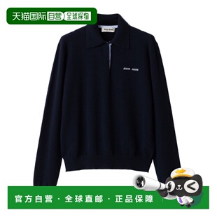 MMLA2015Z1SOOO长袖 香港直邮Miu Polo领针织衫 羊绒 Miu