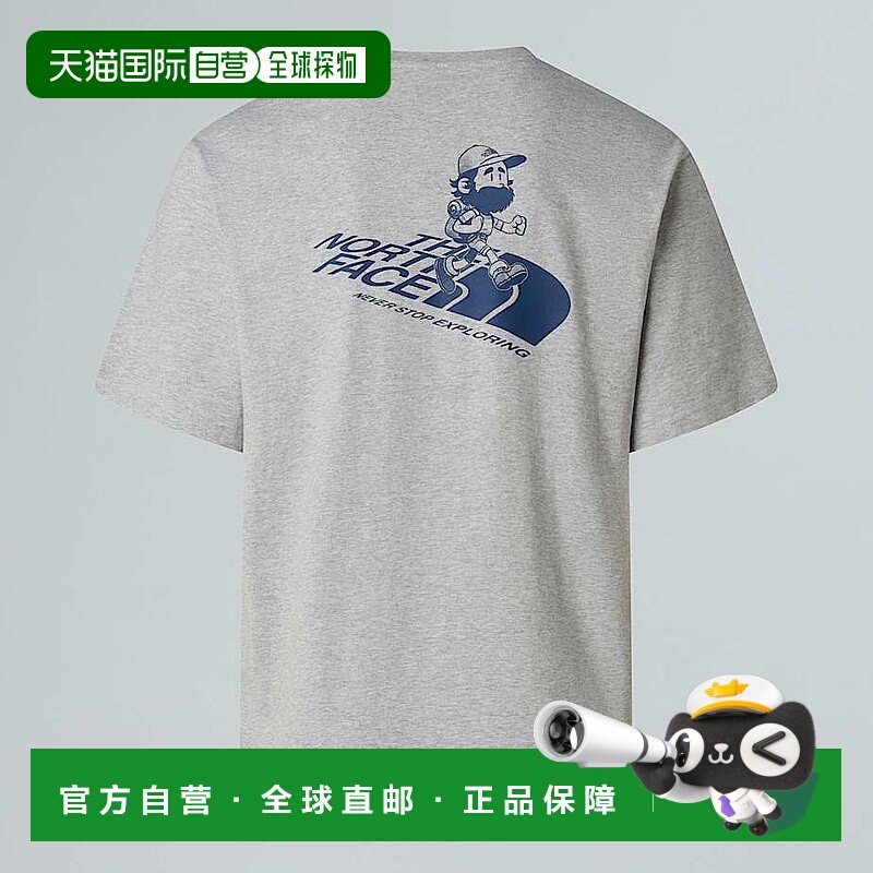 自营欧洲直邮北面 Run Graphic男女通用休闲T恤 THE NORTH FACE