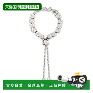 自营欧洲直邮LV路易威登 男士银色金属可调节链条手链配饰
