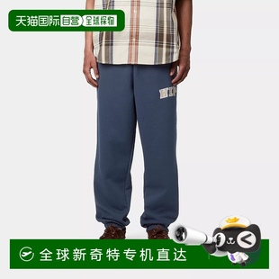 涤纶短裤 欧洲直邮Carhartt 暗蓝色棉 Wip 运动针织 男士