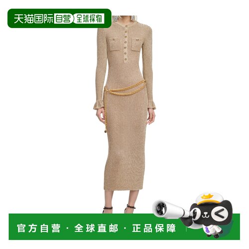 香港直邮SELF-PORTRAIT 女士连衣裙 SC25011MGD AW2025 卡其色