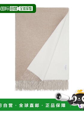 1h可退 香港直邮Brunello Cucinelli 双色羊绒丝绸流苏毯 MPAG902
