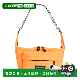 1h可退 香港直邮Balenciaga 巴黎世家 女士 肩包 orange橙色 舒适