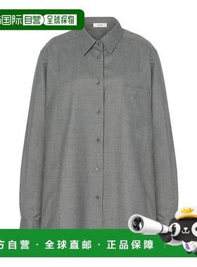 香港直邮The Row Pino 初剪羊毛衬衫 10275W4084法兰绒