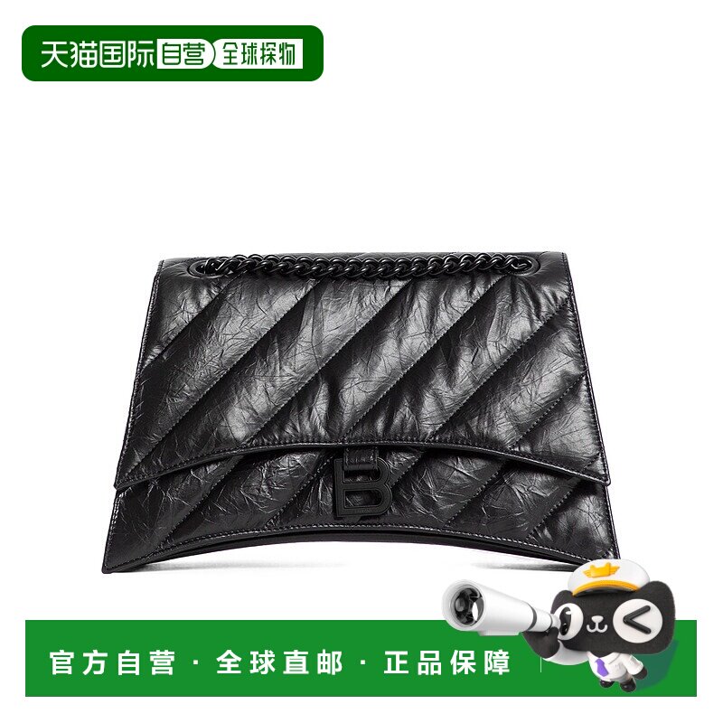 香港直邮Balenciaga 中号Crush 链条沙漏包链条包 785602210IY