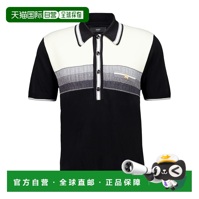 香港直邮Amiri 短袖Polo衫 AMKNPO1075