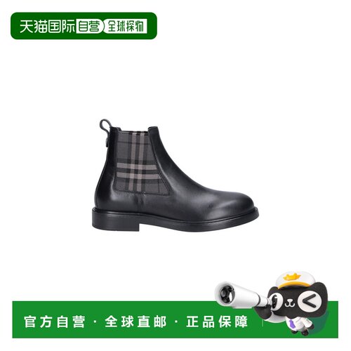 1h可退 香港直邮Burberry 巴宝莉 男士 靴子 8127927 black黑色