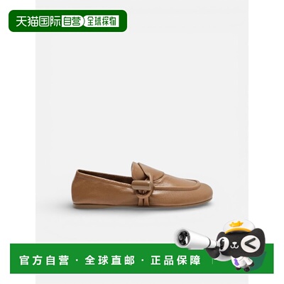 香港直邮LOEWE 女士芭蕾乐福鞋 L815290X2039803980 SS2026 棕色