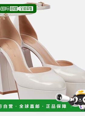 香港直邮Gianvito Rossi 吉安维托 罗西 女士 Hilary 漆皮防水台