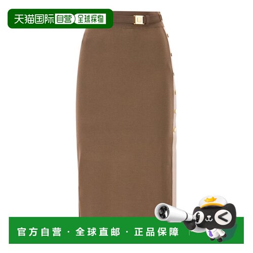 欧洲直邮ELISABETTA FRANCHI 女士半身裙 GK27S61E2727 SS2026