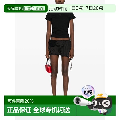 alexander wang亚历山大王 纯色圆领套头T恤 春夏女款  4CC324152