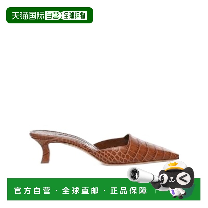 香港直邮Manolo Blahnik 尖头穆勒鞋 3253060高跟女鞋单鞋