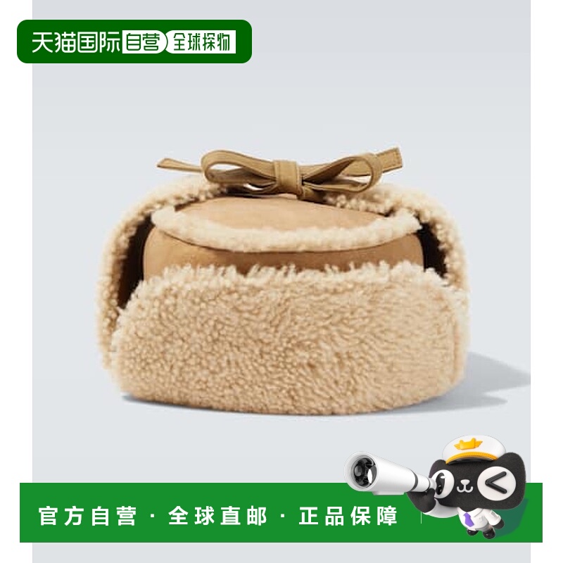 香港直邮Visvim 维斯维木 男士 开口小汽车形毛羊皮棉帽子