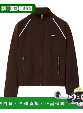 香港直邮Miu Miu 技术面料拉链开衫 MMF95816WYSOOO长袖针织