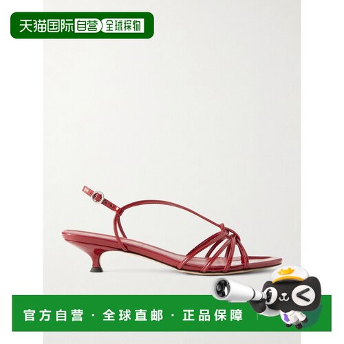 aeyde 女士 Amara 漆皮凉鞋 A11HS0662005229126Scarlet高跟单鞋