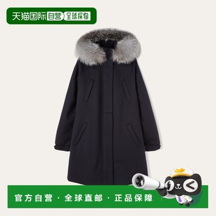 自营欧洲直邮Loro Piana 女士海军蓝外层羽绒服外套滑雪服