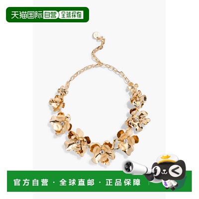 1h可退 香港直邮CAROLINA HERRERA 女士 镀金水晶项链 S2536N407M