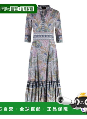 1h可退 香港直邮Etro 艾特罗 女士 印花连衣裙 WRHA001599SP5B6