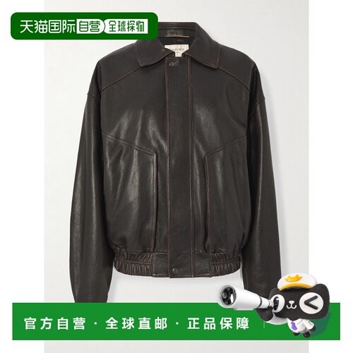 1h可退 Saint Laurent 圣罗兰 女士 长袖皮夹克 824387YCNX2