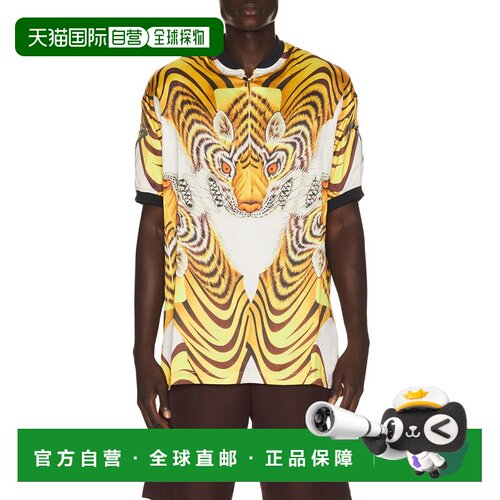 美国直邮Y-3 男士 虎纹缎面毛线衫 KX3809 colorful花色 舒适时尚