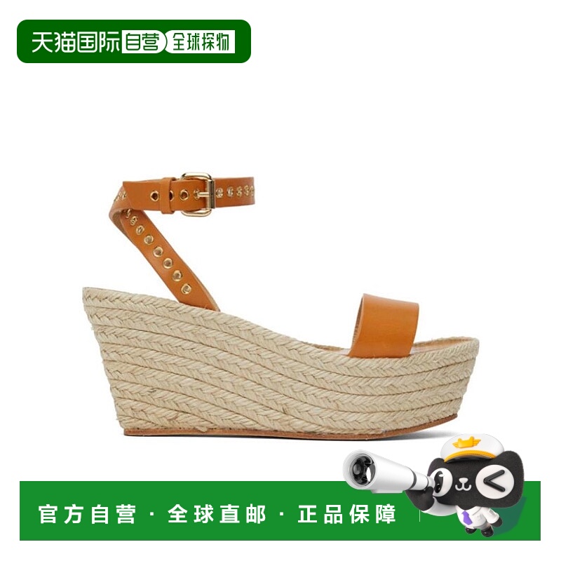 香港直邮Isabel Marant 徽标坡跟凉鞋 22PEP007022P063S