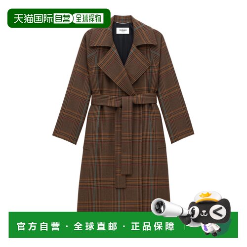 香港直邮Saint Laurent 长袖大衣 848880Y2M56外套西装