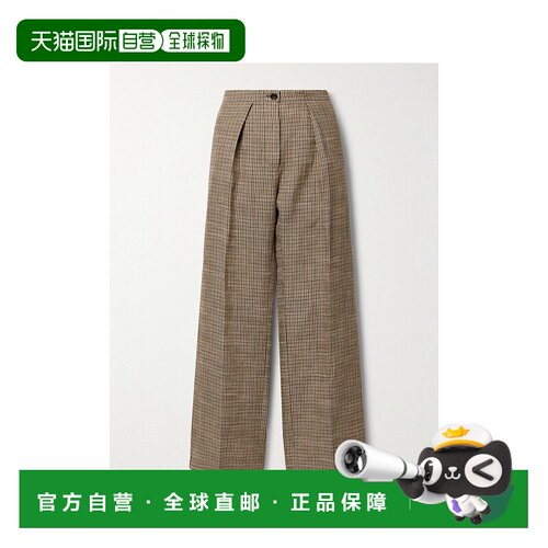 香港直邮1h可退 Acne Studios 艾克妮 女士 格纹图案休闲裤 AK076