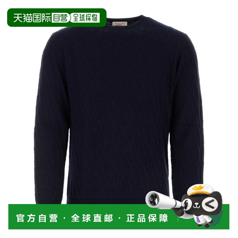 1h可退 香港直邮VALENTINO 男士针织衫 VKC30IAC8ZDL AW2024 黑色
