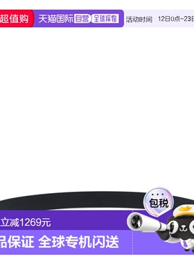 1h可退 香港直邮valentino 华伦天奴 男士 黑色皮带腰带 8Y2T0SM3