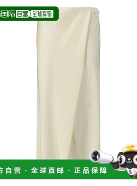 1h可退 香港直邮KHAITE 女士 黄色半身裙 41724120W4120615a字裙